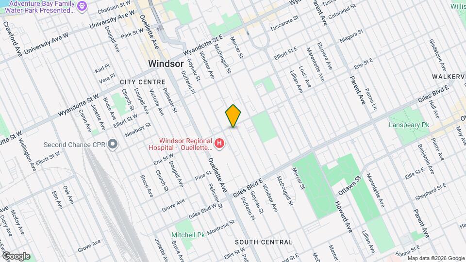 1011 Windsor Ave Map and Location Details