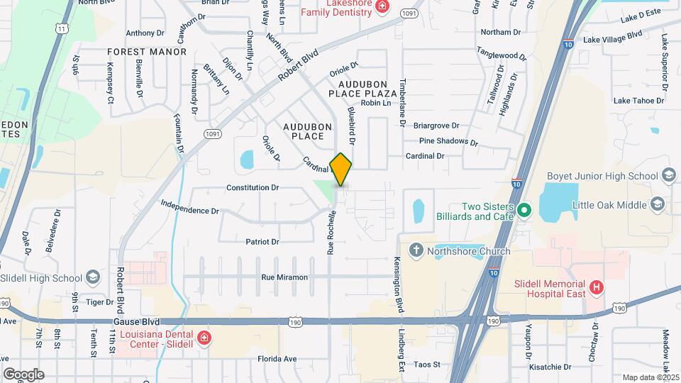 1504 Savannah Dr Map and Location Details