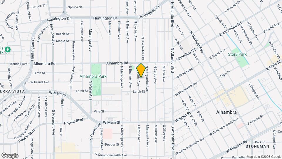 408 N Electric Ave Mapa y Detalles de la Ubicación