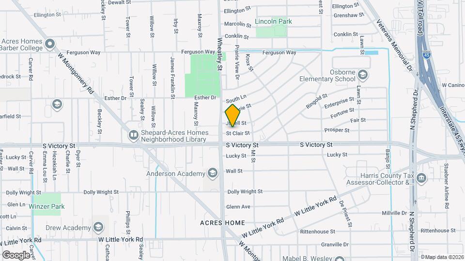 1078 St Clair St, Unit A Map and Location Details