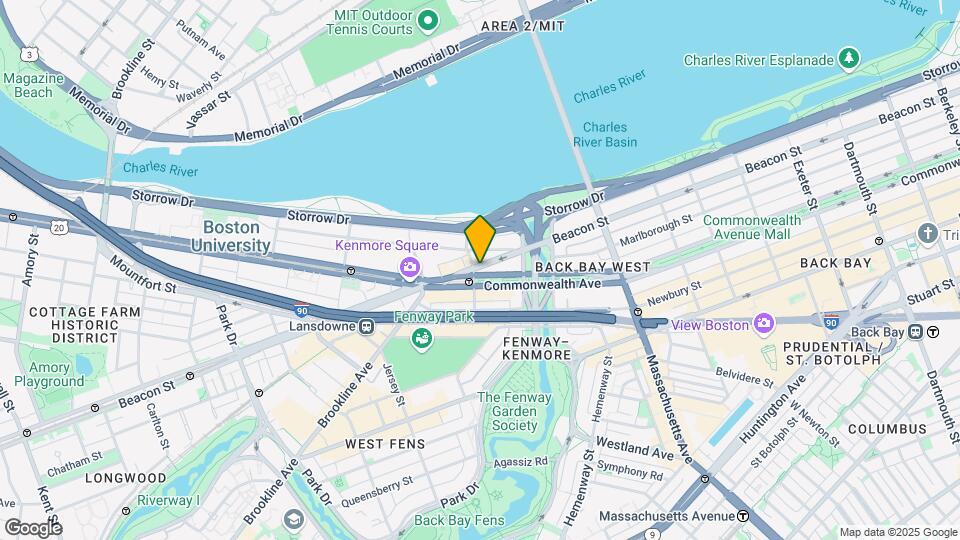 497 Commonwealth Ave, Unit U3 Map and Location Details