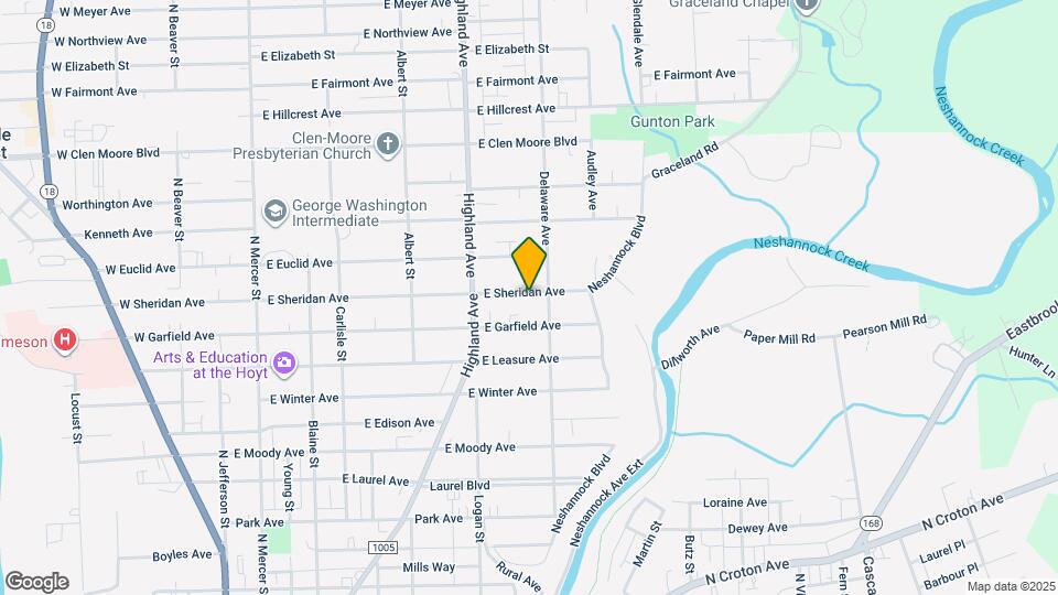 430 E Sheridan Ave Map and Location Details