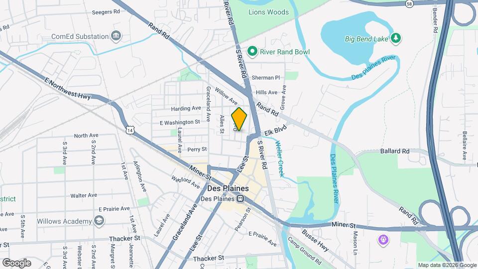 465 Oak St Map and Location Details