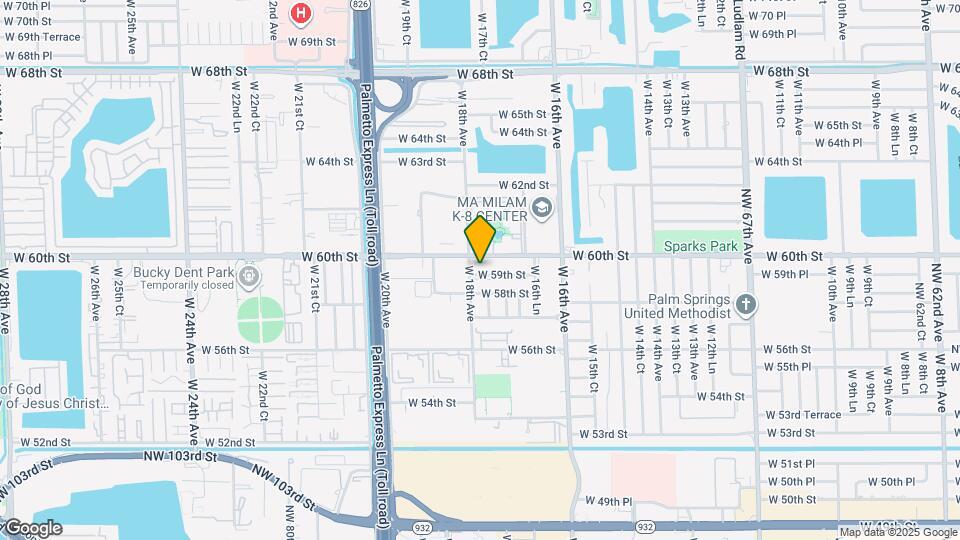 1777 W 59th St Map and Location Details