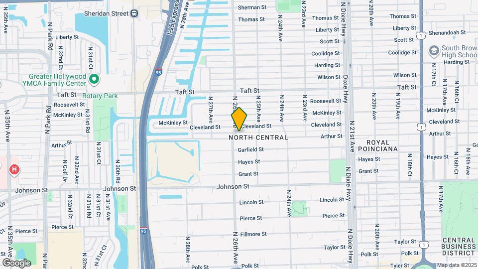1325 N 26th Ave Map and Location Details