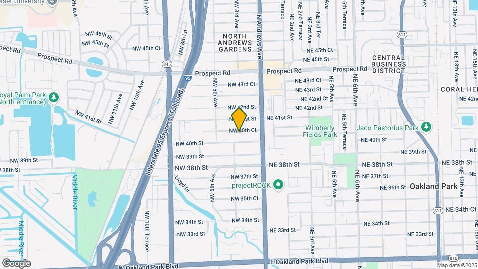 240-260 NW 40th Ct Map and Location Details