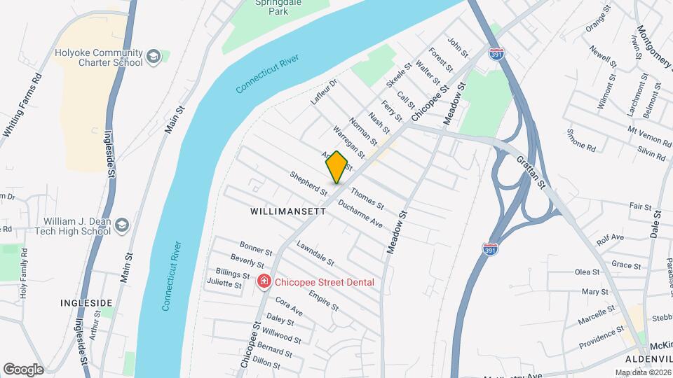 D&D Chicopee Realty Map and Location Details