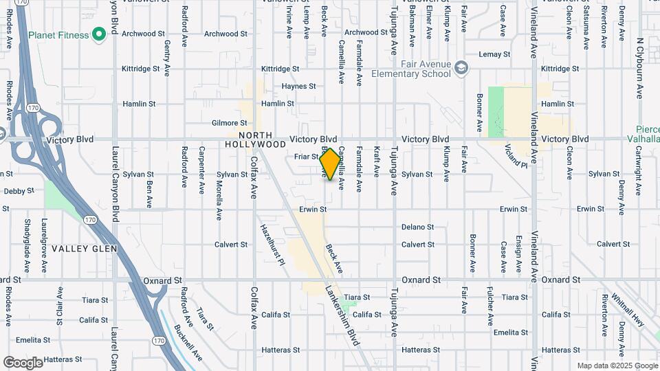 6242 Beck Ave Mapa y Detalles de la Ubicación