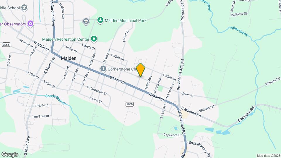 802 Union St Map and Location Details