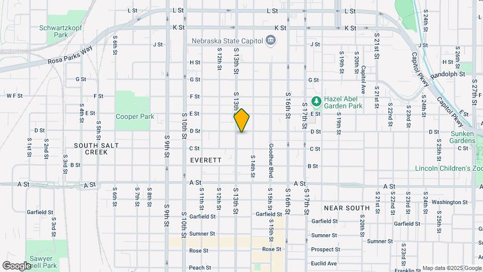 1315 D St Map and Location Details