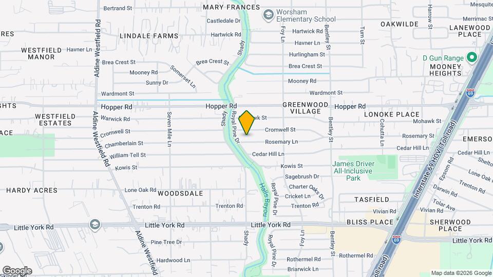 2817 Rosemary Ln Map and Location Details