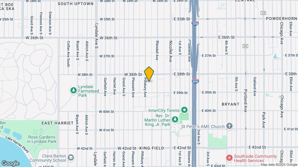 3829 Pillsbury Ave S, Unit #2 Map and Location Details