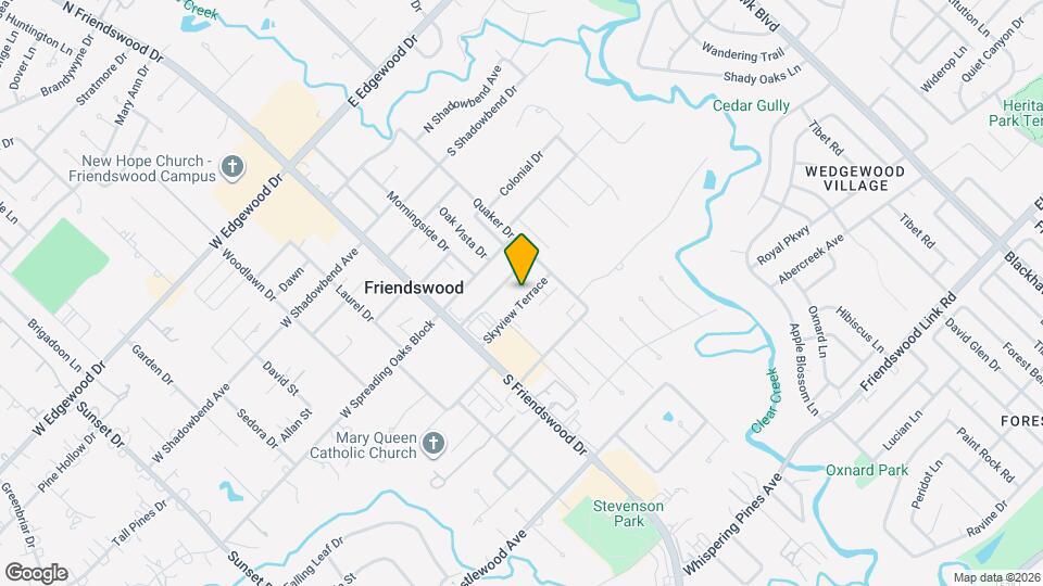 204 Skyview Terrace Map and Location Details