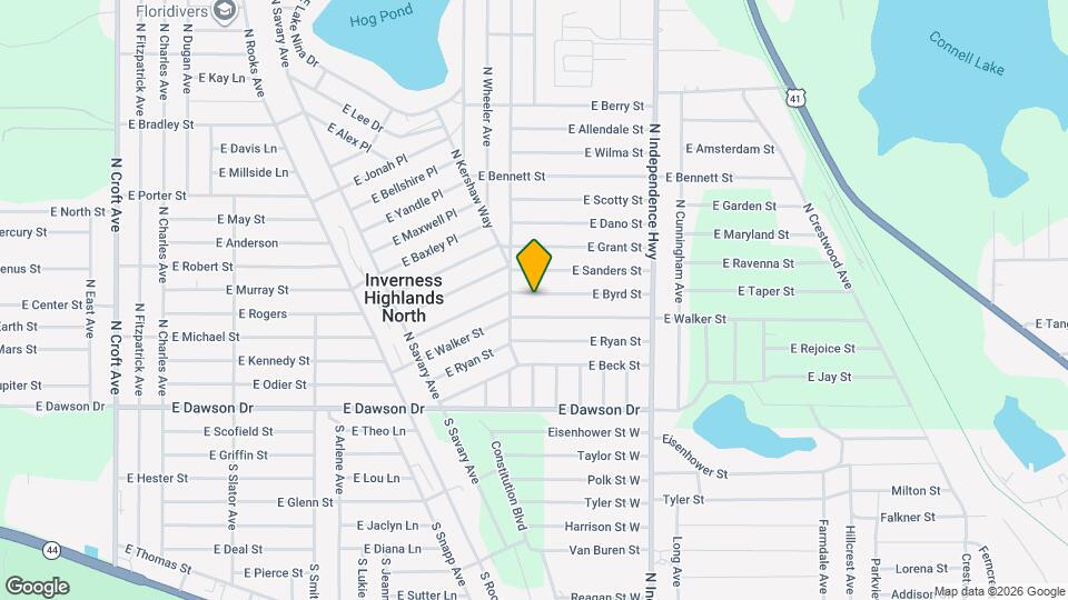 3880 E Byrd St Map and Location Details