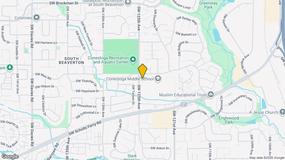 10020 SW 125th Ave Map and Location Details