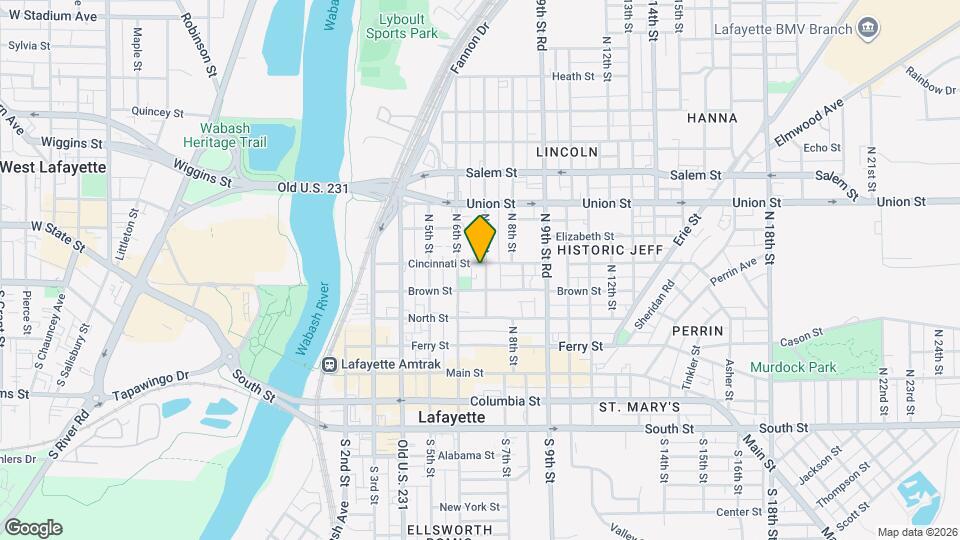 520 N 7th St, Unit 1 Map and Location Details