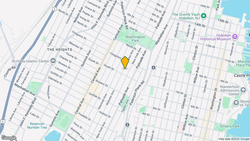 296 Webster Ave Map and Location Details