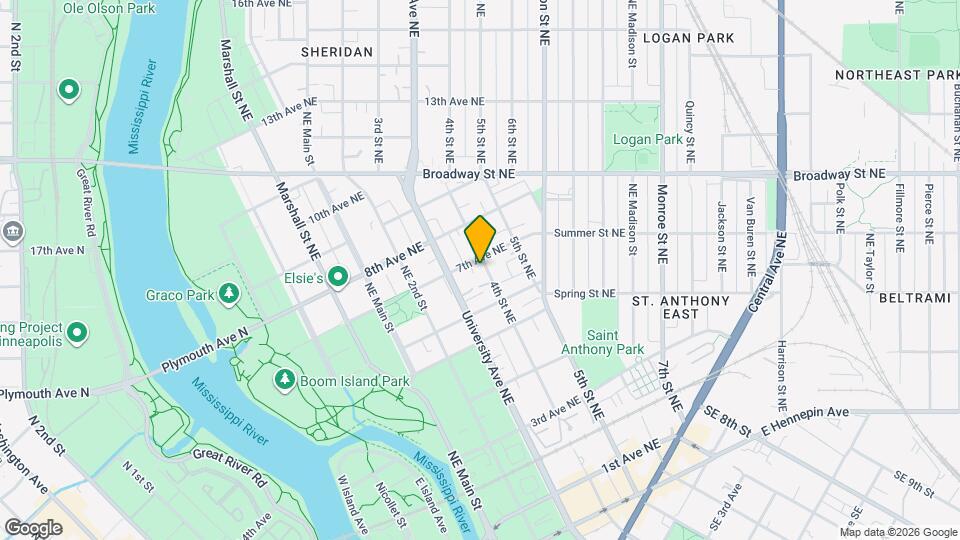 634 4th St NE Map and Location Details