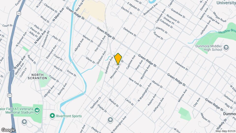 1411 Monsey Ave Map and Location Details