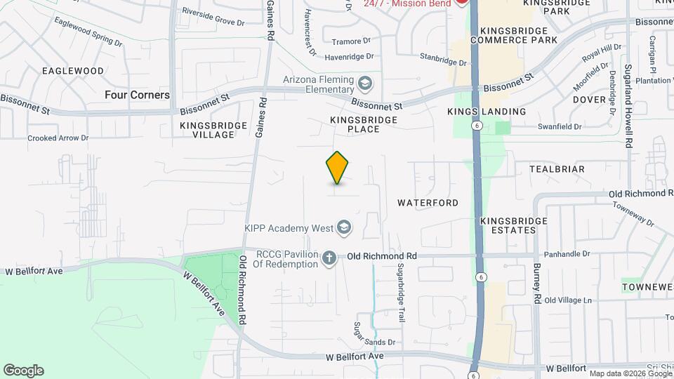 9641 Weldridge Dr Map and Location Details