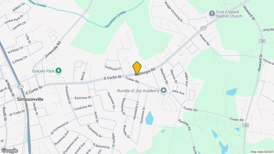 904 E Georgia Rd Map and Location Details