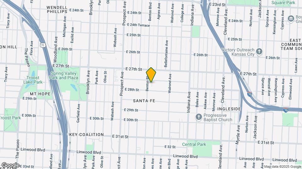 2739-2741 Benton Blvd Map and Location Details