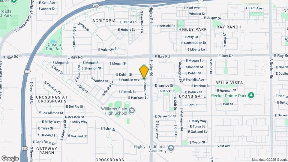 3151 E Franklin Ave Map and Location Details