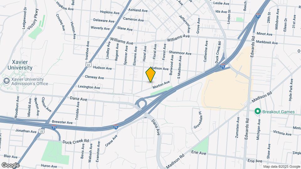 2241 Cleneay Ave Mapa y Detalles de la Ubicación