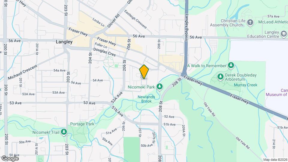 Vera Downtown Langley Map and Location Details