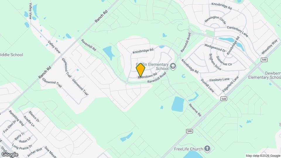 2071 Avondown Rd Map and Location Details