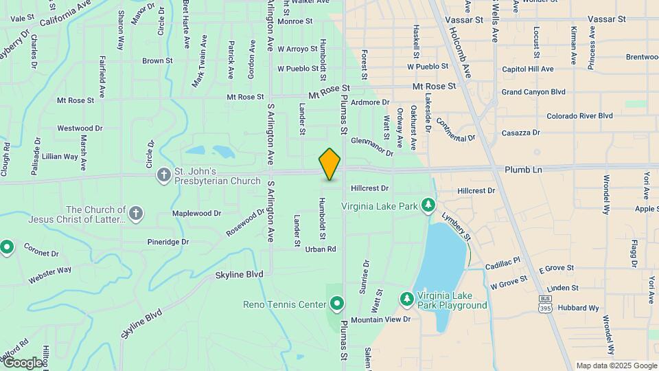 665 Hillcrest Dr Map and Location Details