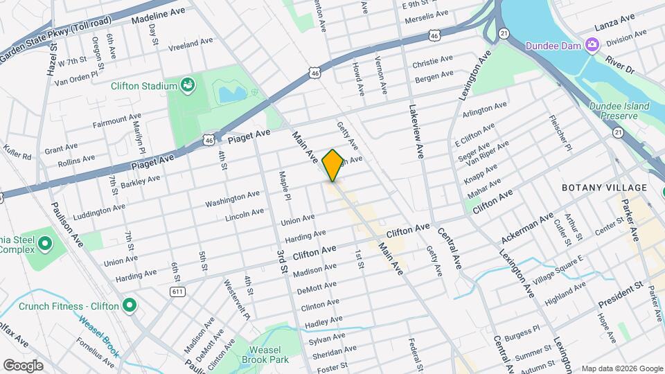 1241 Main Ave Mapa y Detalles de la Ubicación