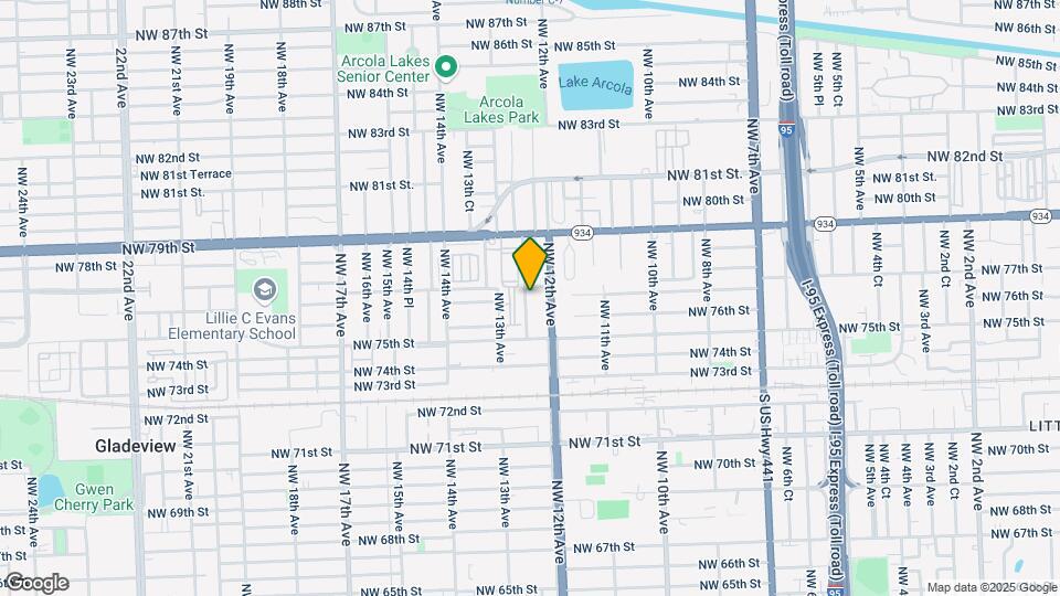 7573 NW 12th Ct Map and Location Details