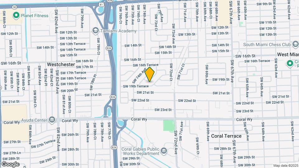 7385 SW 19th Street Rd Map and Location Details