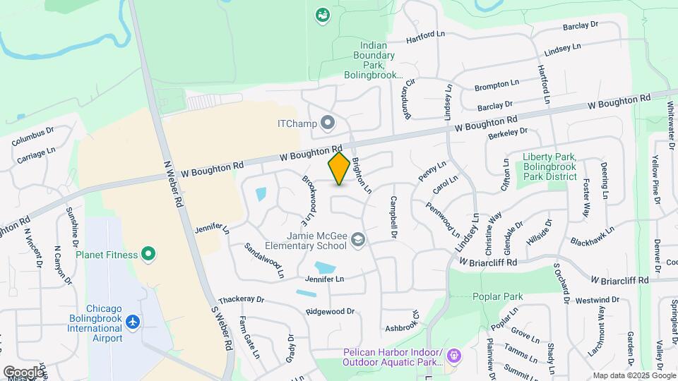 1076 Crestwood Ln Map and Location Details