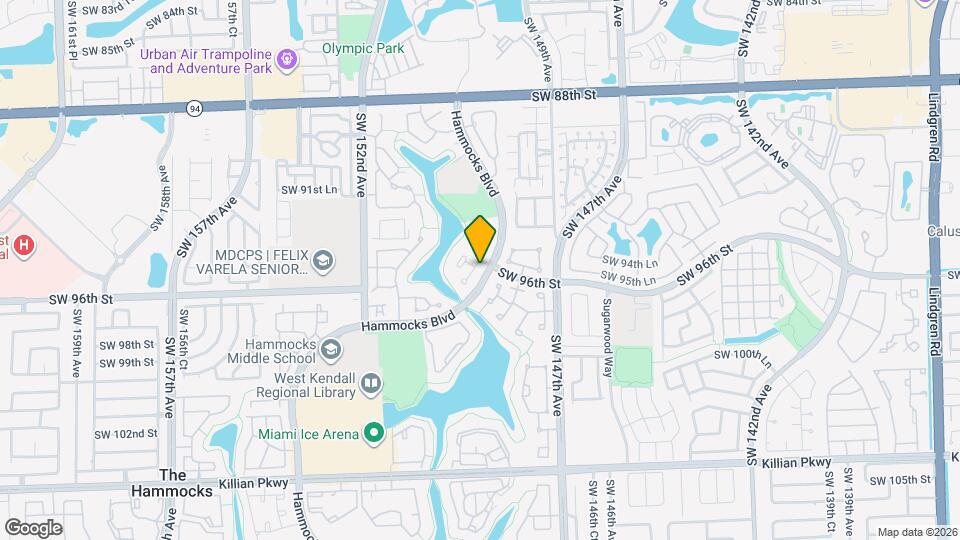 9611 SW 148th Pl Map and Location Details