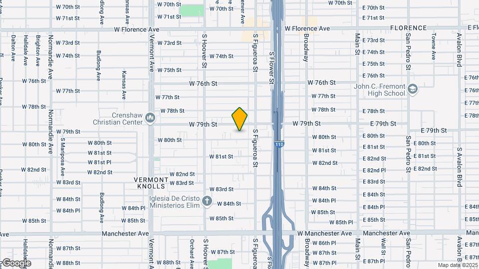 601-605 W 80th St Map and Location Details