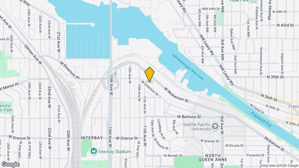 1006 W Emerson St, Unit 1 Map and Location Details