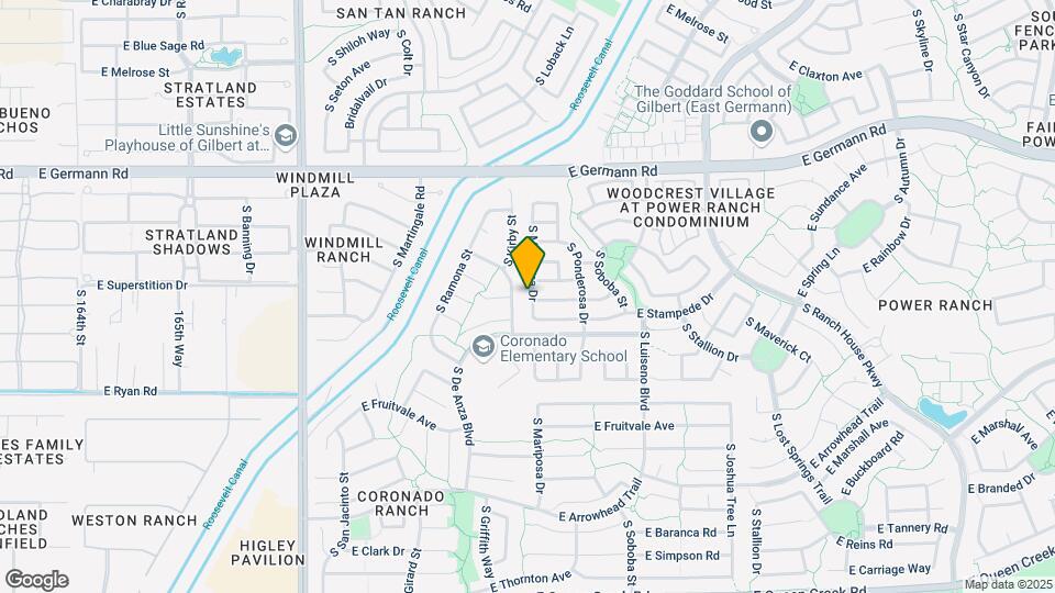 4230 S Mariposa Dr Map and Location Details