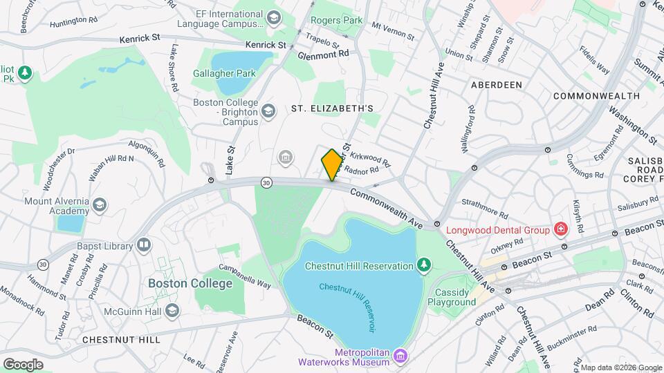 2020 Commonwealth Ave Map and Location Details