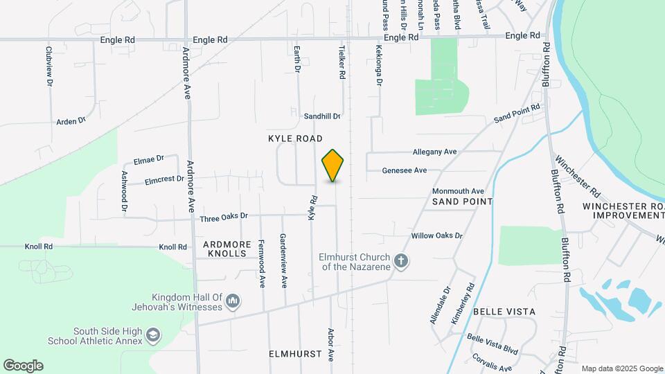 4808 Tyrone Rd Map and Location Details