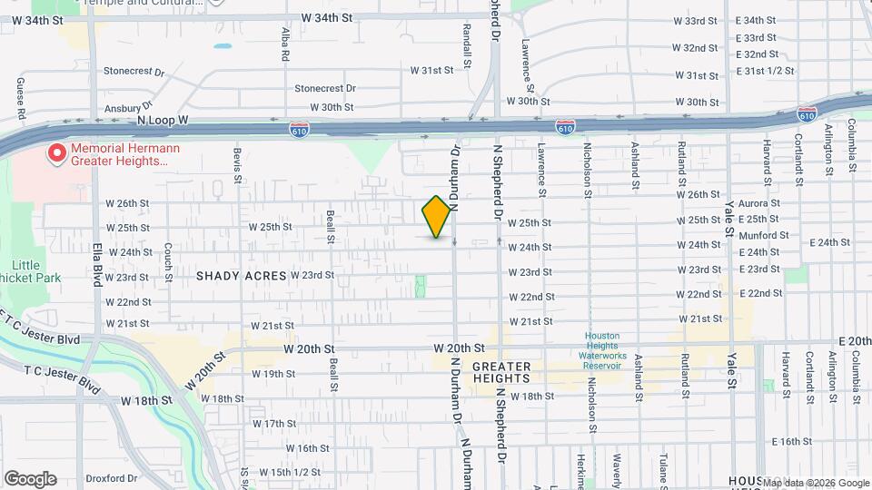 819 W 24th St Map and Location Details