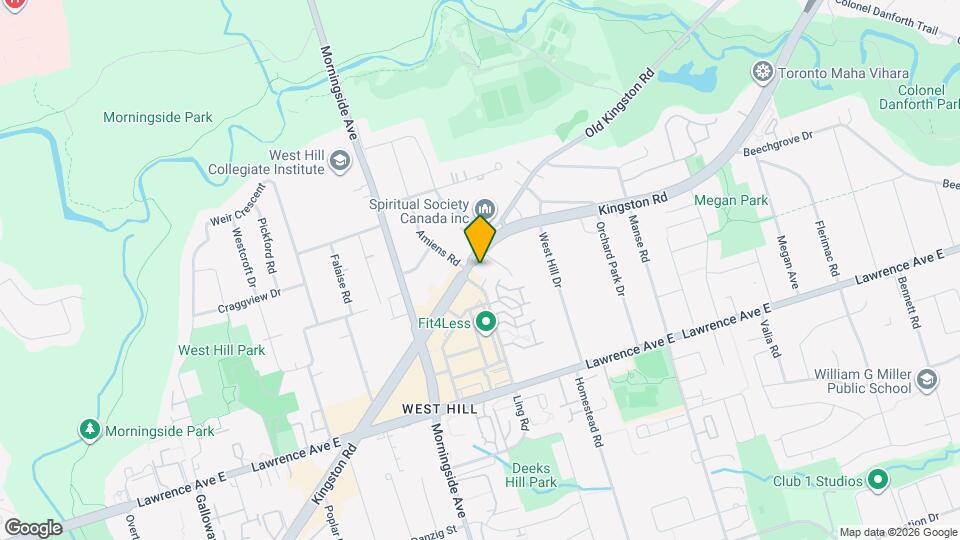 East Pointe Condominiums Map and Location Details