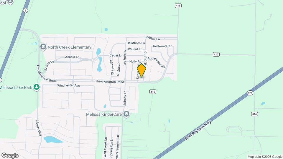 4201 Oak Bluff Dr Map and Location Details