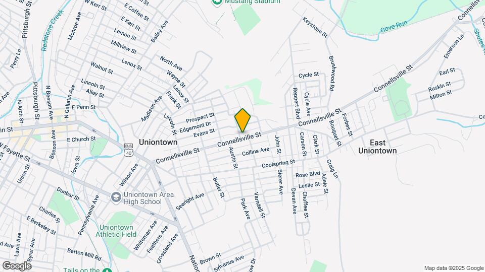 217 Connellsville St Map and Location Details