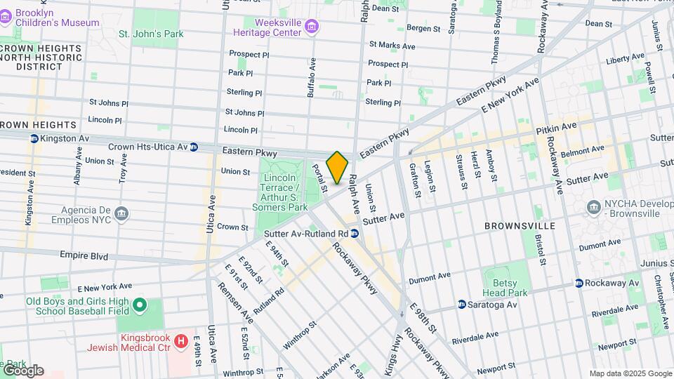 1169 E New York Ave Map and Location Details