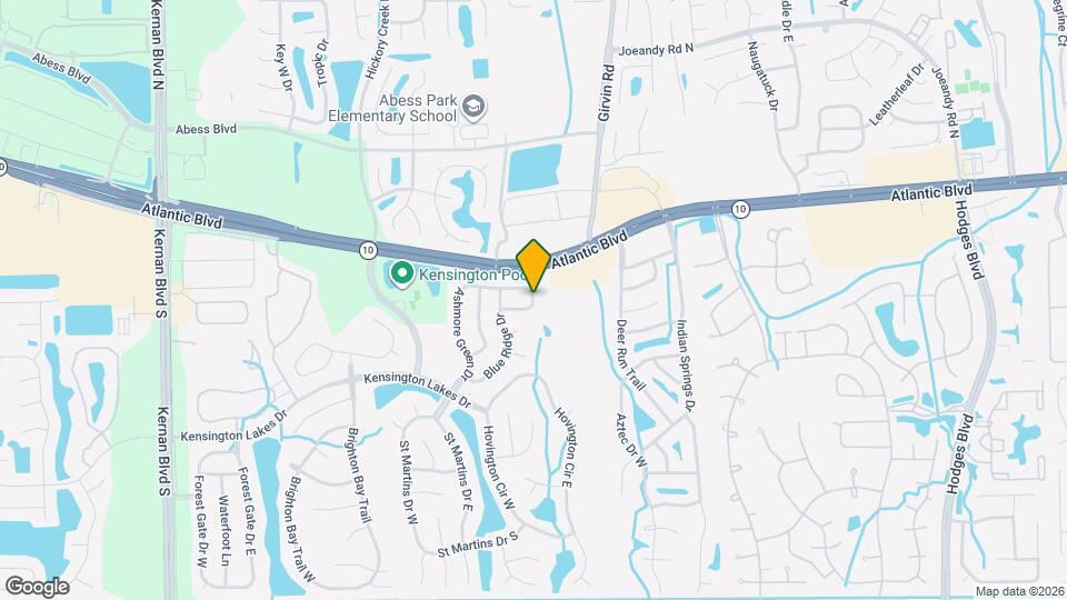 12652 Ashmore Green Dr E Map and Location Details