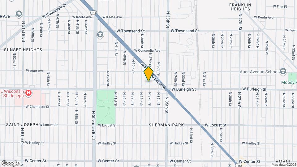 3123-23A N 37th St Map and Location Details