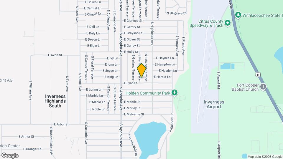 4075 S Ivanhoe Terrace Map and Location Details