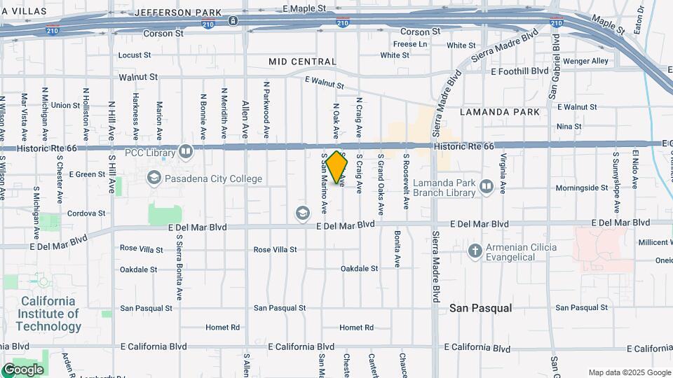 111 S Oak Ave Mapa y Detalles de la Ubicación